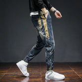 Threebooy Trousers Spring Autumn Male Cowboy Pants Harem Tapered Men's Jeans Goth Classic Wide Leg New in Stacked Regular Stylish Harajuku